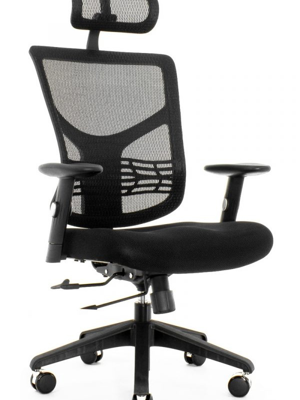 Fotele ergonomiczne. Krzesła biurowe ERGOFLY SRAR-E ste 01mf t01-1 charny